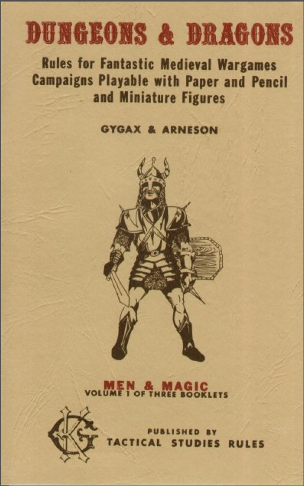 1. E. Gary Gygax and Dave Arneson – Dungeons & Dragons, Vol. 1: Men & Magic&nbsp;(1974)