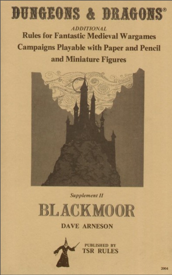 7. Dave Arneson – Supplement II – Blackmoor&nbsp;(1975)