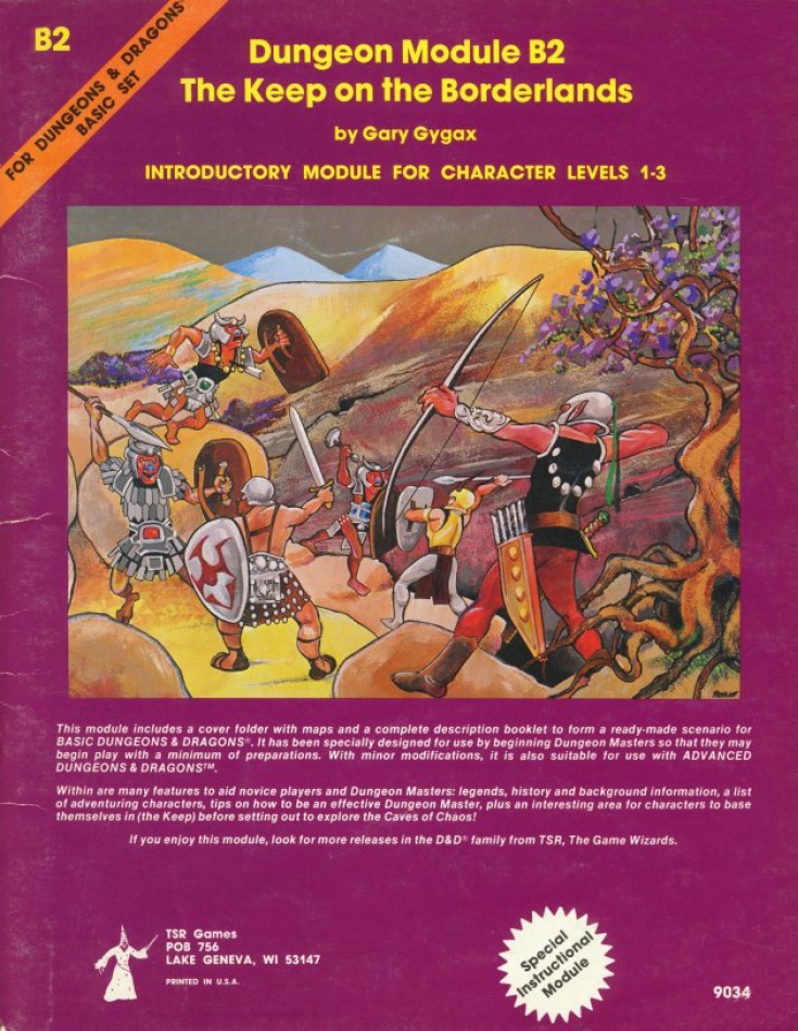 85. Gary Gygax – B2: The Keep on the Borderlands&nbsp;(1979)