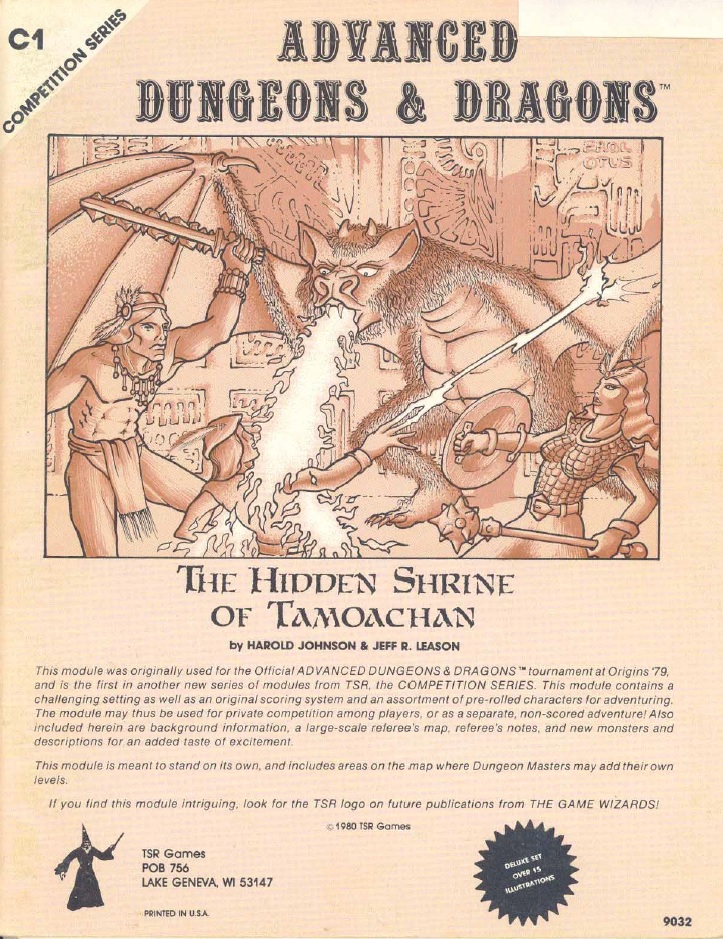 89. Harold Johnson & Jeff R. Leason – C1: The Hidden Shrine of Tamoachan&nbsp;(1980)