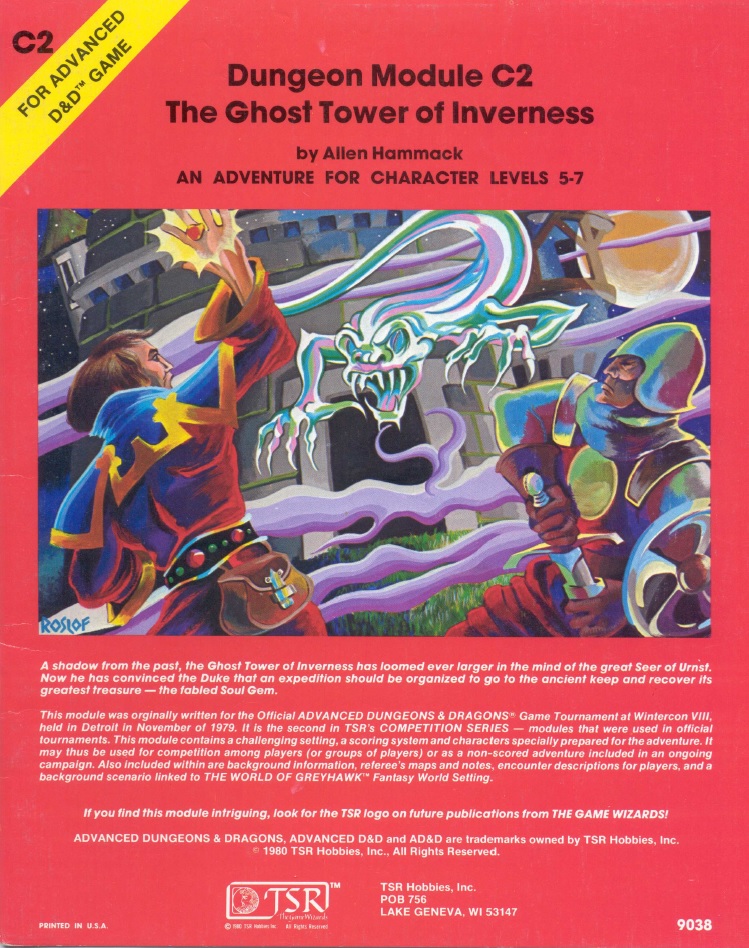 92. Allen Hammack – C2: The Ghost Tower of Inverness&nbsp;(1980)