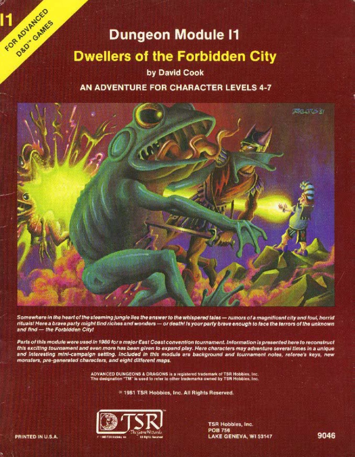 120. David Cook – I1: Dwellers of the Forbidden City&nbsp;(1981)