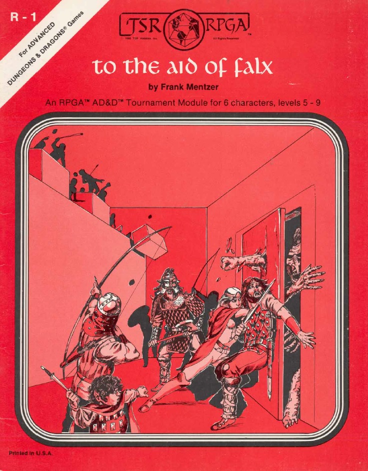 149. Frank Mentzer – R1: To the Aid of Falx&nbsp;(1982)