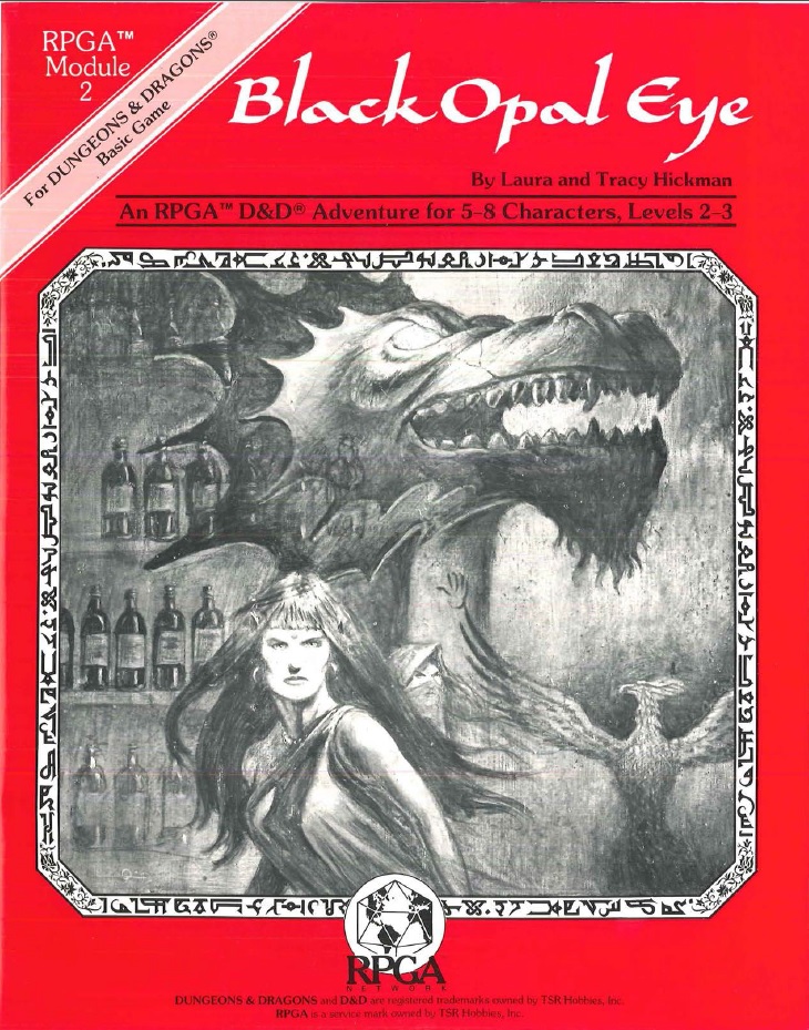 196. Laura and Tracy Hickman – RPGA2: Black Opal Eye&nbsp;(1983)