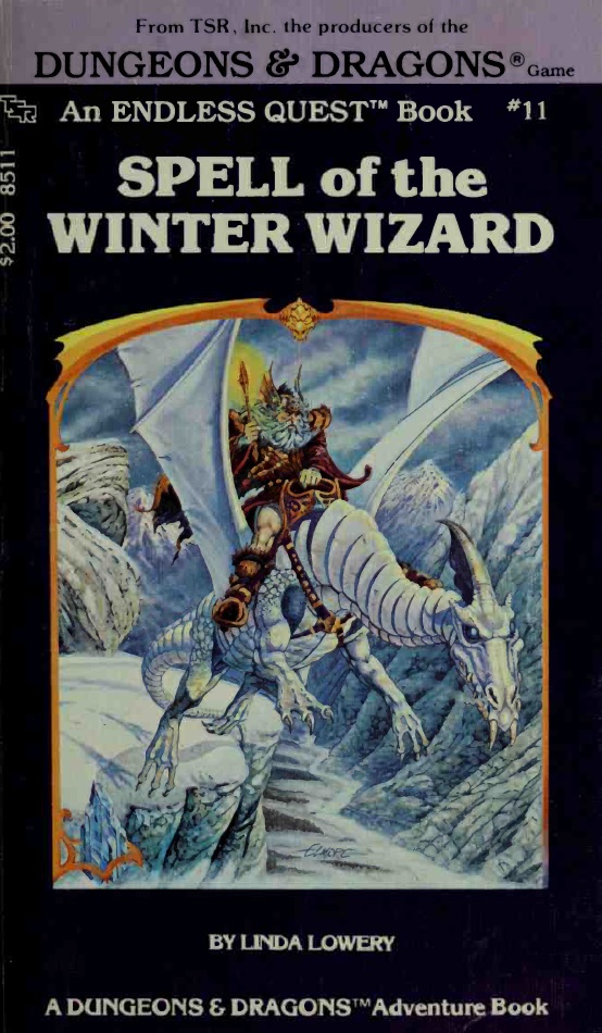 219. Linda Lowery – Endless Quest #11: Spell of the Winter Wizard&nbsp;(1983)