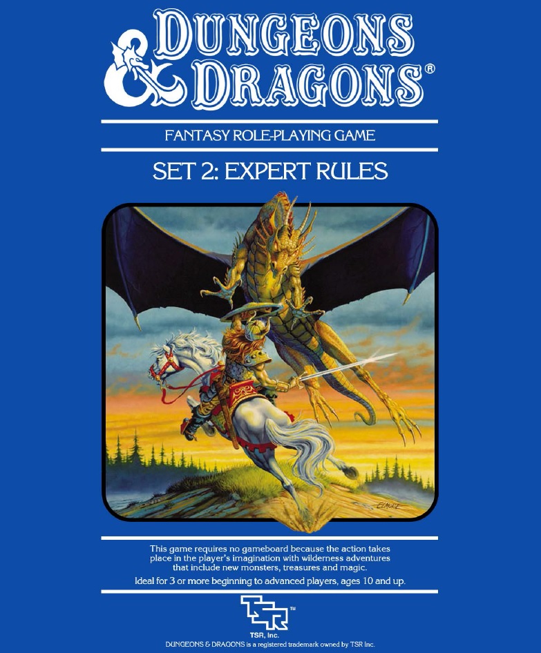 223. Frank Mentzer – Set 2: Expert Rules Box Set (Expert Rulebook)&nbsp;(1983)