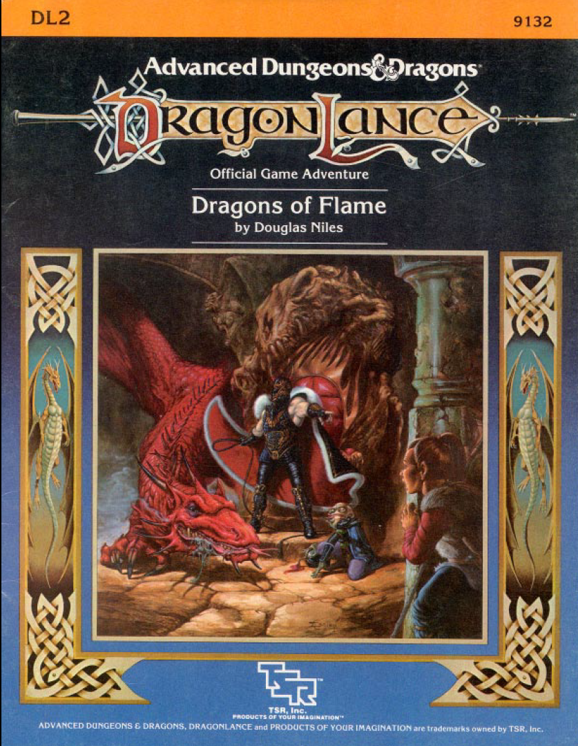 307. Douglas Niles – DL2: Dragons of Flame&nbsp;(1984)