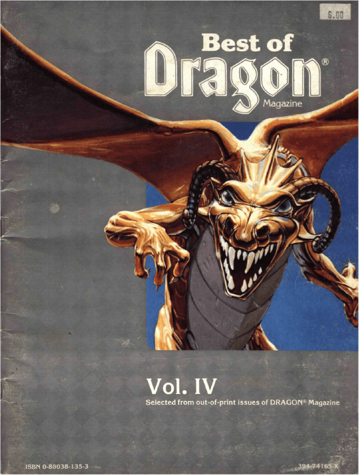 385. Various Authors – Best of Dragon Vol. IV&nbsp;(1985)