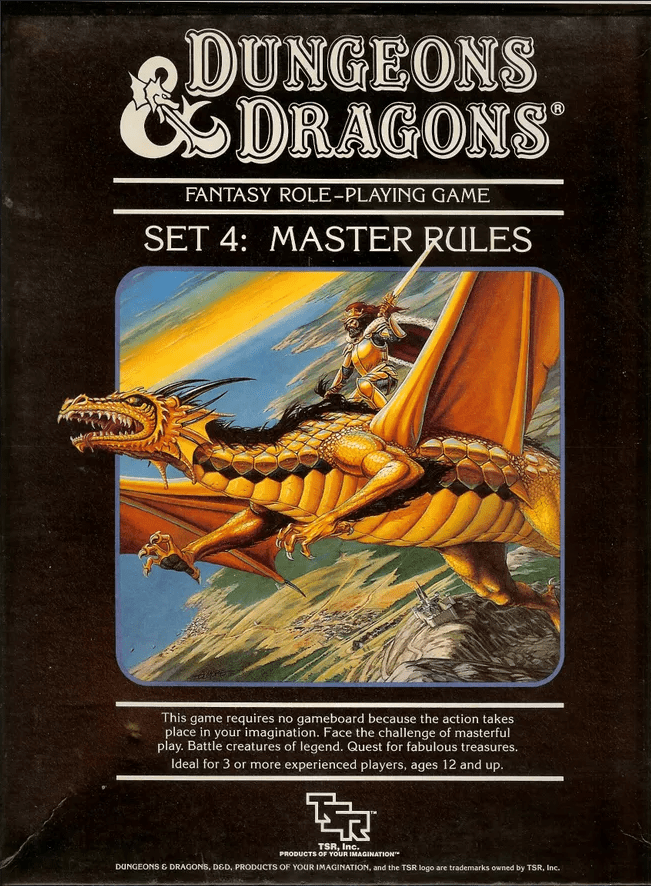 394. Frank Mentzer – Set 4: Master Rules&nbsp;(1985)