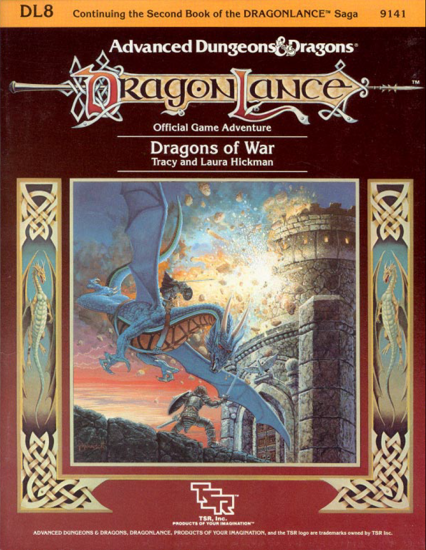 403. Tracy and Laura Hickman – DL8: Dragons of War&nbsp;(1985)