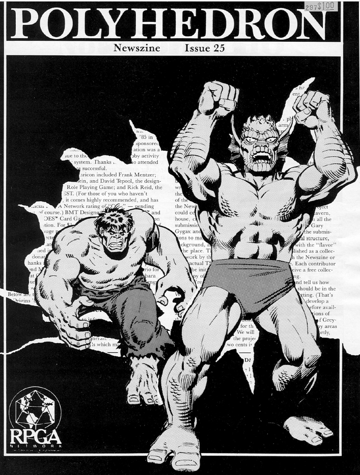 418. Various Authors – Polyhedron #25 (September&nbsp;1985)