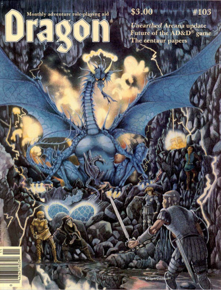 429. Various Authors – Dragon #103 (November,&nbsp;1985)