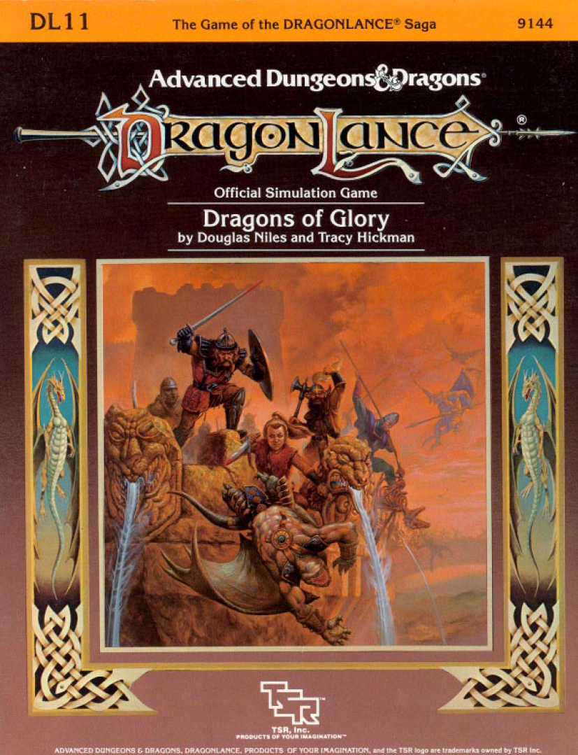 446. Douglas Niles and Tracy Hickman – DL11: Dragons of Glory&nbsp;(1986)