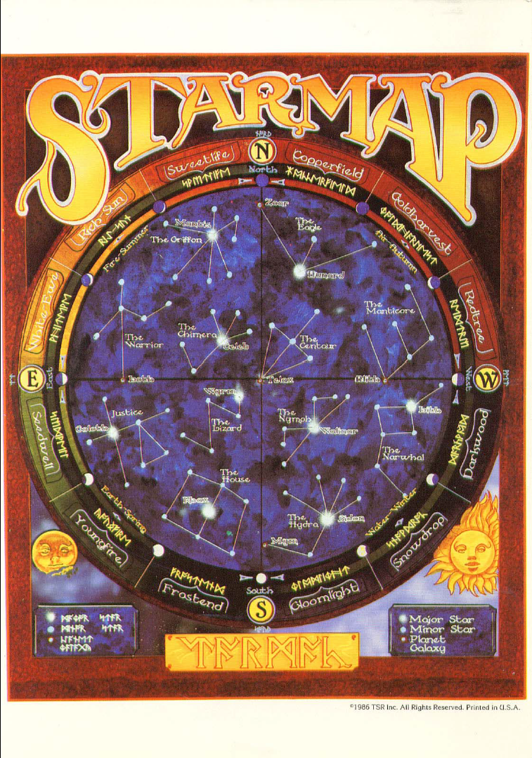 Larry Elmore, Tom Darden – Interior Cover Art and Maps for CM7: The Tree of Life&nbsp;(1986)