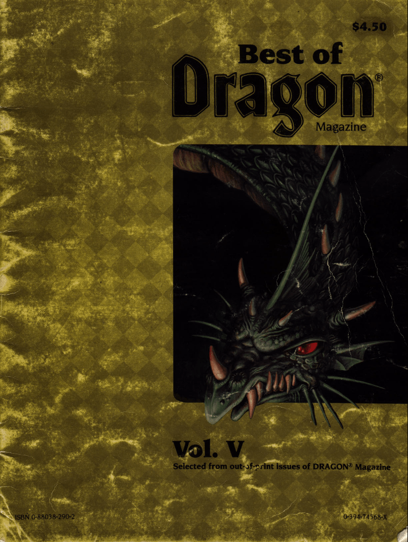 467. Various Authors – The Best of Dragon Magazine Vol. V&nbsp;(1986)