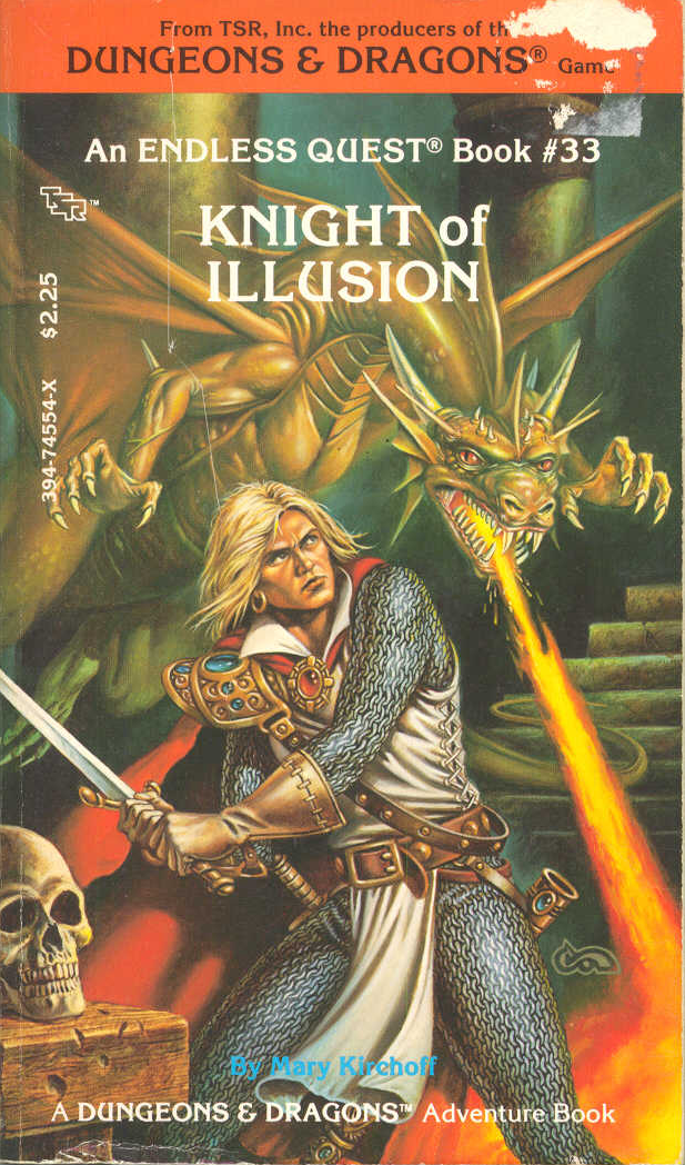 474. Mary L. Kirchoff – Endless Quest #33: Knight of Illusion&nbsp;(1986)