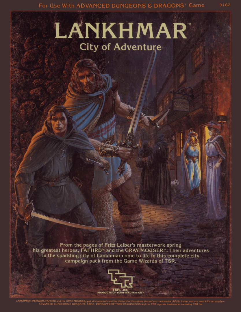 481. Bruce Nesmith, Douglas Niles, Ken Rolston – Lankhmar: City of Adventure&nbsp;(1985)
