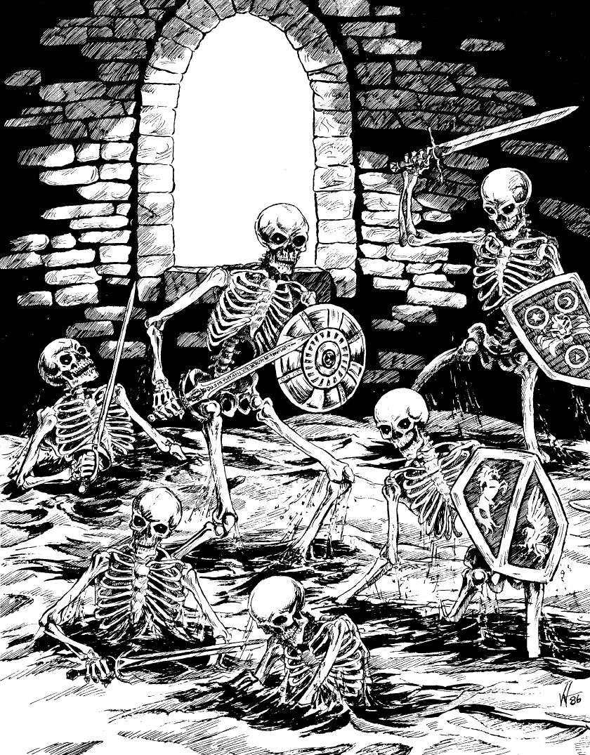 493.1. Larry Day and Valerie Valusek – Illustrations for REF3: The Book of Lairs&nbsp;(1986)