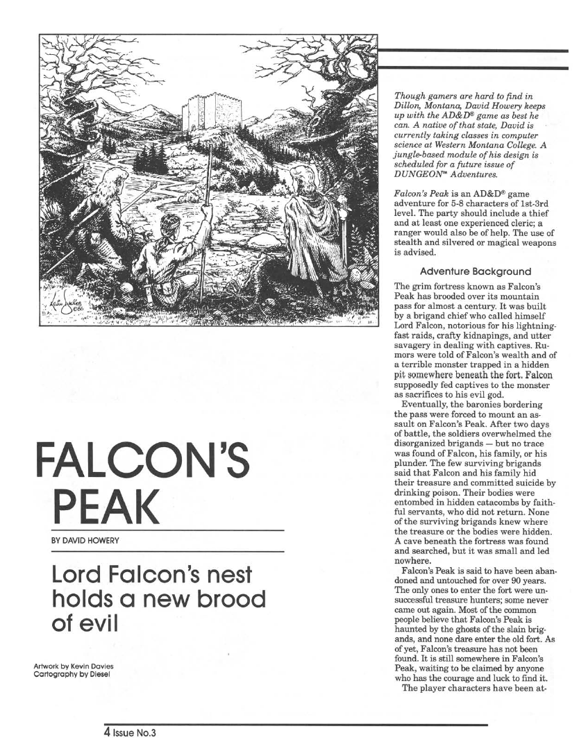 514.1. Various Authors – Adventures in Dungeon #3 (January&nbsp;1987)