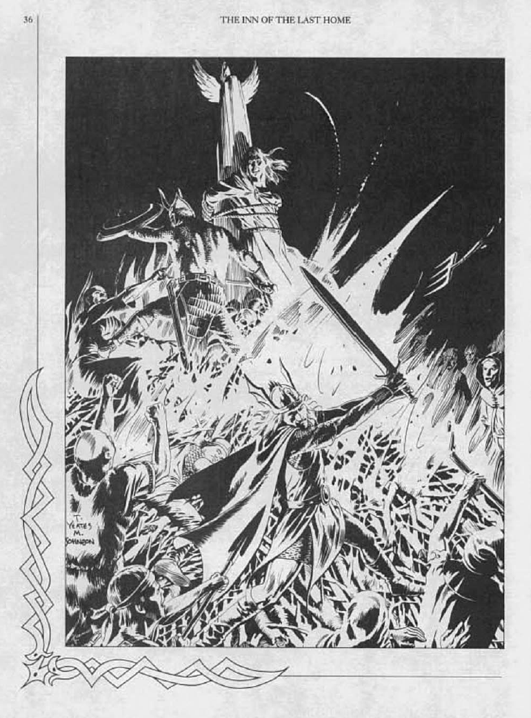 521.1. Various Artists – Illustrations and Constellation Map for Leaves from the Inn of the Last Home&nbsp;(1987)