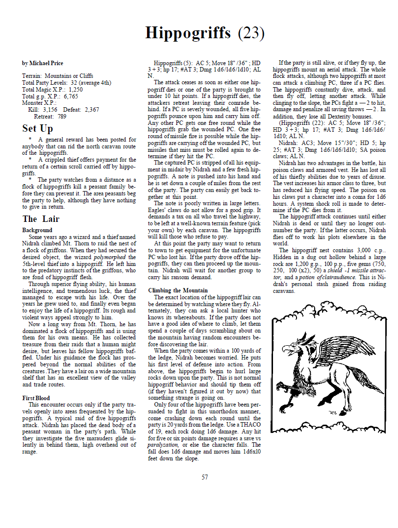 535.1. Anne Brown et al. – Some examples of lairs from: Book of Lairs II&nbsp;(1987)