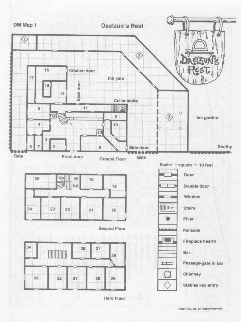 537.1 Dennis Kauth – Maps for CM8: The Endless Stair&nbsp;(1987)
