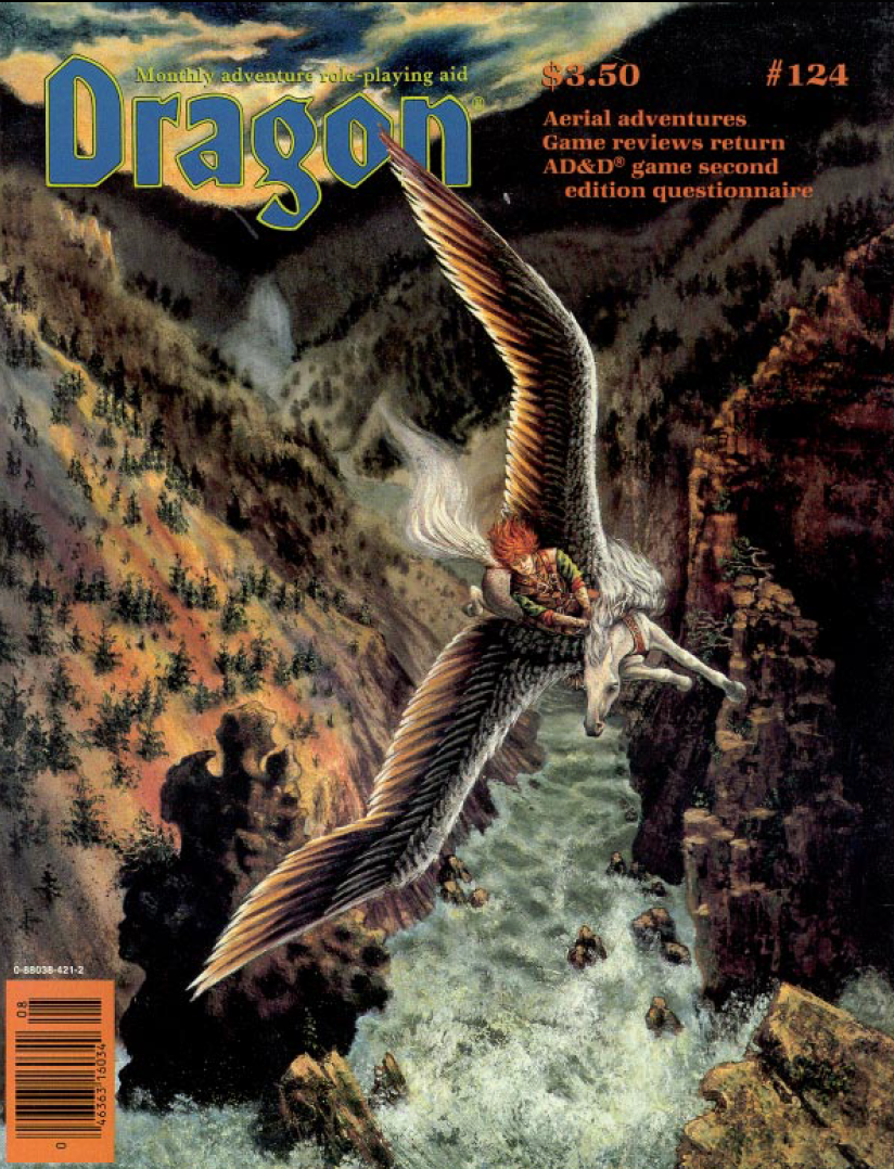 557. Various Authors – Dragon #124 (August&nbsp;1987)