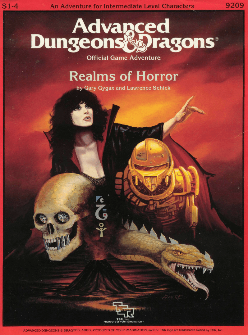 562. Gary Gygax and Lawrence Schick – S1-4: Realms of Horror&nbsp;(1987)