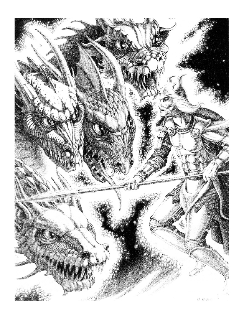 565.1. George Barr – Illustrations for Dragonlance Adventures&nbsp;(1987)