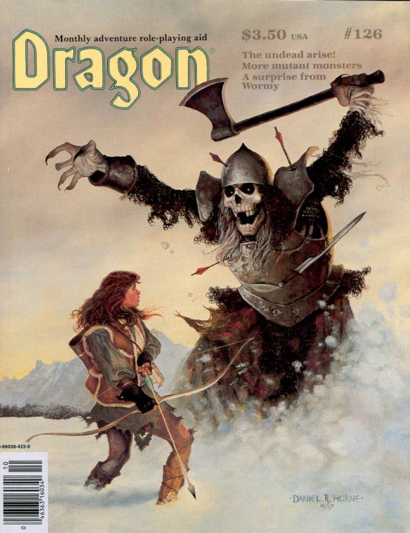 573. Various Authors – Dragon #126 (October 1987) – The History of D&D